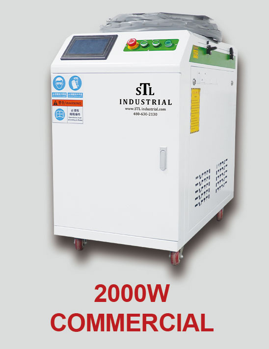 2000W Commerical Continuous Laser Cleaning Machine for Metal, Rust, Paint