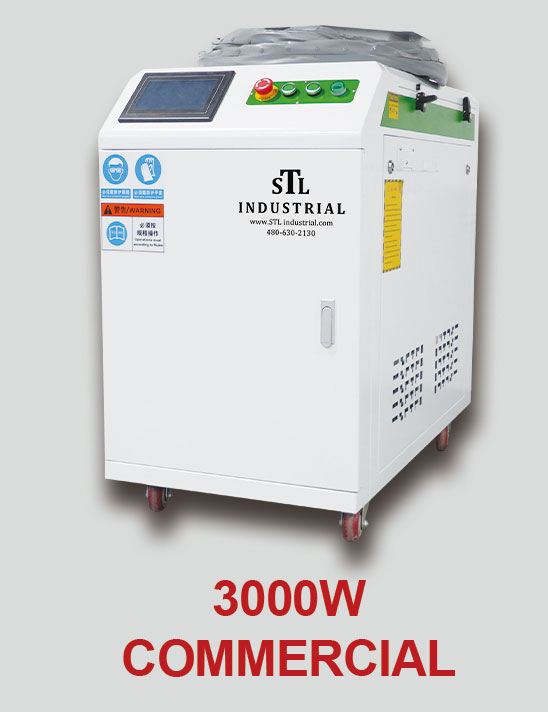 3000W Continuous Laser Cleaning Machine for Metal, Rust, Paint